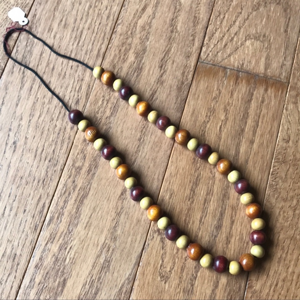 Wooden Player Brand Necklace